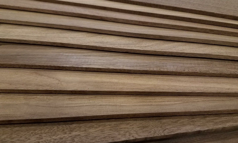 Black Walnut Thin Sawed Lumber  - 1/8" x 3" x 18"