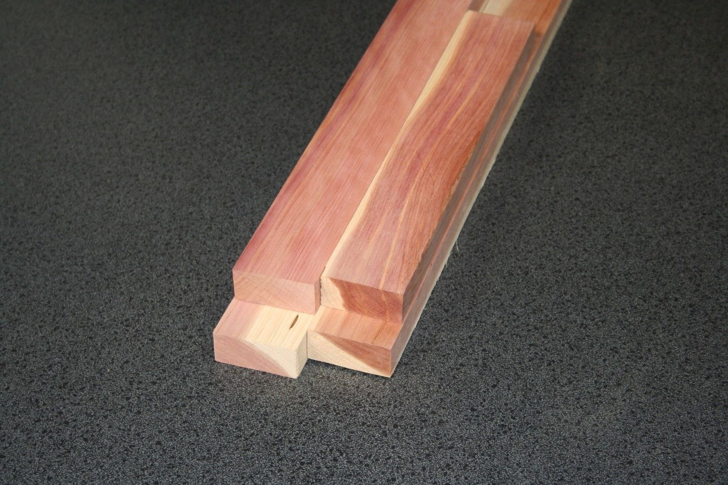 Aromatic Cedar two sides sanded to 3/4" thickness, 2" wide