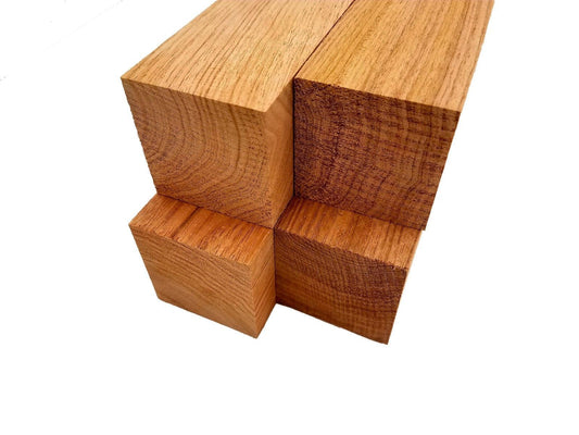 Butternut Carving Blocks Lumber Turning Squares - 2" x 2" (4 Pcs)