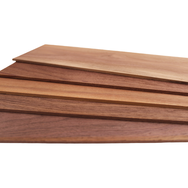 Natural Black  Walnut Thin Sawn Lumber Board Blanks (25PCS) 1/8" x 4"