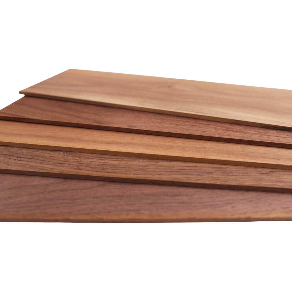 Natural Black Walnut Thin Sawn Lumber Board Blanks (10PCS) 1/8" x 4"