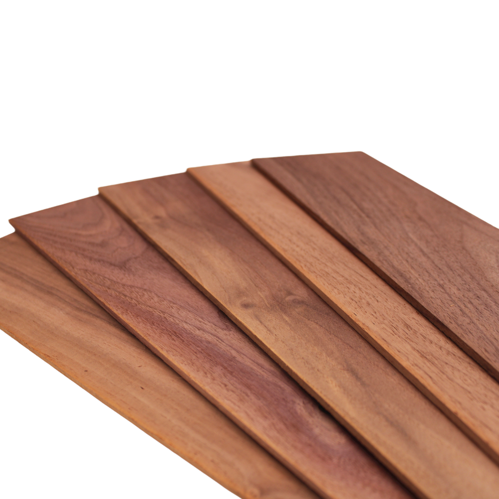 Natural Black Walnut Thin Sawn Lumber Board Blanks (5PCS) 1/8" x 4"