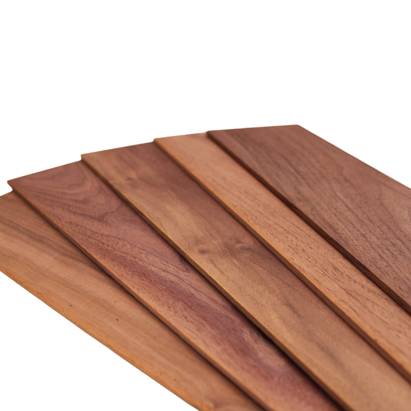 Natural Black  Walnut Thin Sawn Lumber Board Blanks (25PCS) 1/8" x 4"
